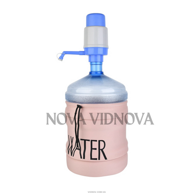 Чехол на бутыль 19 л &laquo;Розовый-Water&raquo; (Под помпу) CH-POMP-ROZ-W//2 фото