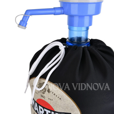 Чехол на бутыль 19 л &laquo;Черный-Martini&raquo; (Под помпу) CH-POMP-BLACK-M//2 фото