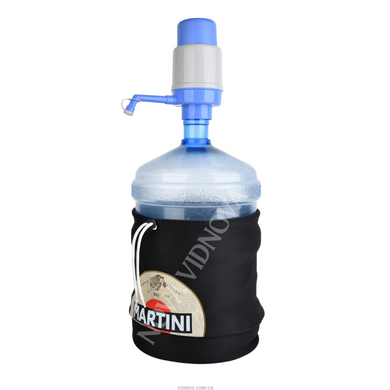Чехол на бутыль 19 л &laquo;Черный-Martini&raquo; (Под помпу) CH-POMP-BLACK-M//2 фото