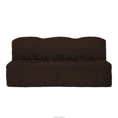 Чохол XXL BIG SIZE на диван без підлокітників (Шоколад-505) CH-D-LOK-108-DBR-XXL//4 фото
