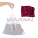 Мешок для стирки из сетки NOVA VIDNOVA (Белый) 49 х 49 см