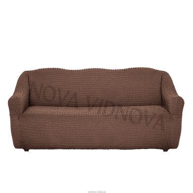Чохол XXL BIG SIZE на диван &mdash; Цельный (Кофе с молоком) CH-D-104-BR-XXL//4 фото