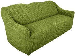 Універсальний натяжний чохол на диван (Зелений)-XXL BIG SIZE CH-D-104-Green-XXL//4 фото