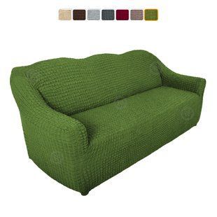 Чохол XXL BIG SIZE на диван &mdash; Цільний (Зелений) CH-D-104-Green-XXL//4 фото