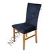 Комплект із 6 шт велюрових чохлів на стільці Nova Comfort (Синій)