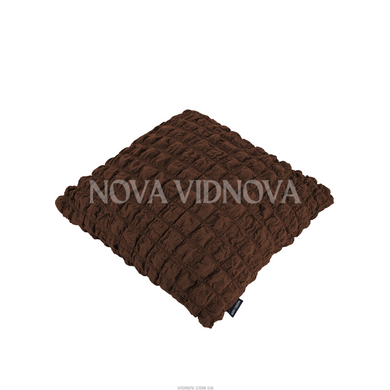 Подушка в чехле 40&times;40 см с потайной молнией (Шоколад)
