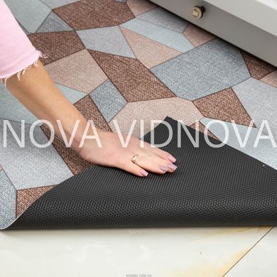 AquaZone &ndash; килимок з принтом &ldquo;КомфортБезКовзання&rdquo; 80см- 1пог.м "Mramor 203"