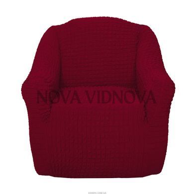 Чохол XXL BIG SIZE на крісло &mdash; Цільний (Бордовий) CH-KR-XXL-B//4 фото
